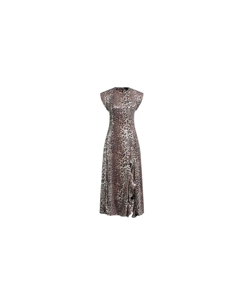 Ganni KLEIDER - Midi-Kleiderauf YOOX.COM Sand
