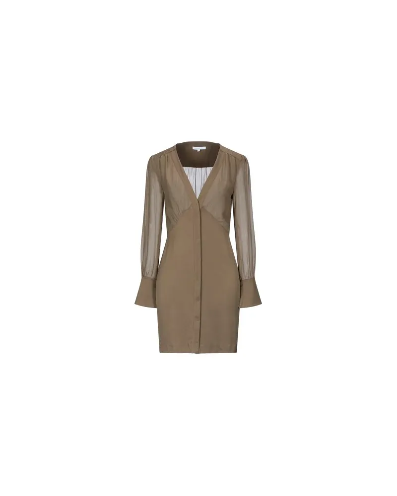 Patrizia Pepe KLEIDER - Mini-Kleiderauf YOOX.COM Militärgrün