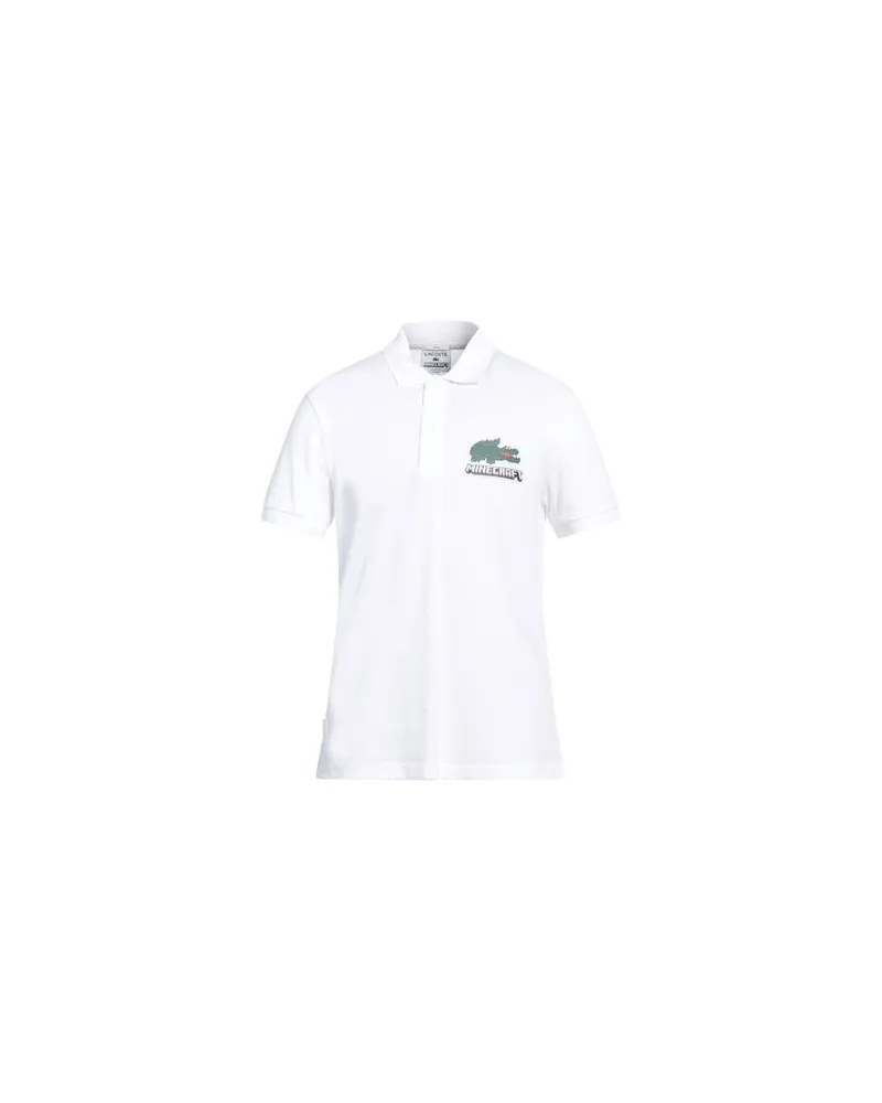 Lacoste X MINECRAFT - TOPS - Poloshirtsauf YOOX.COM Weiß