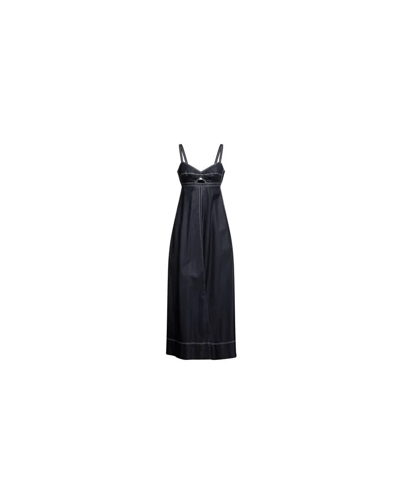 Tory Burch KLEIDER - Maxi-Kleiderauf YOOX.COM Marineblau