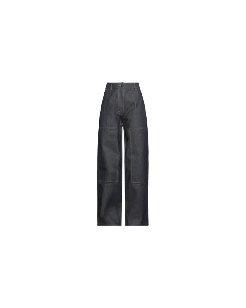 Cecilie Bahnsen HOSEN & RÖCKE - Jeanshosenauf YOOX.COM Blau