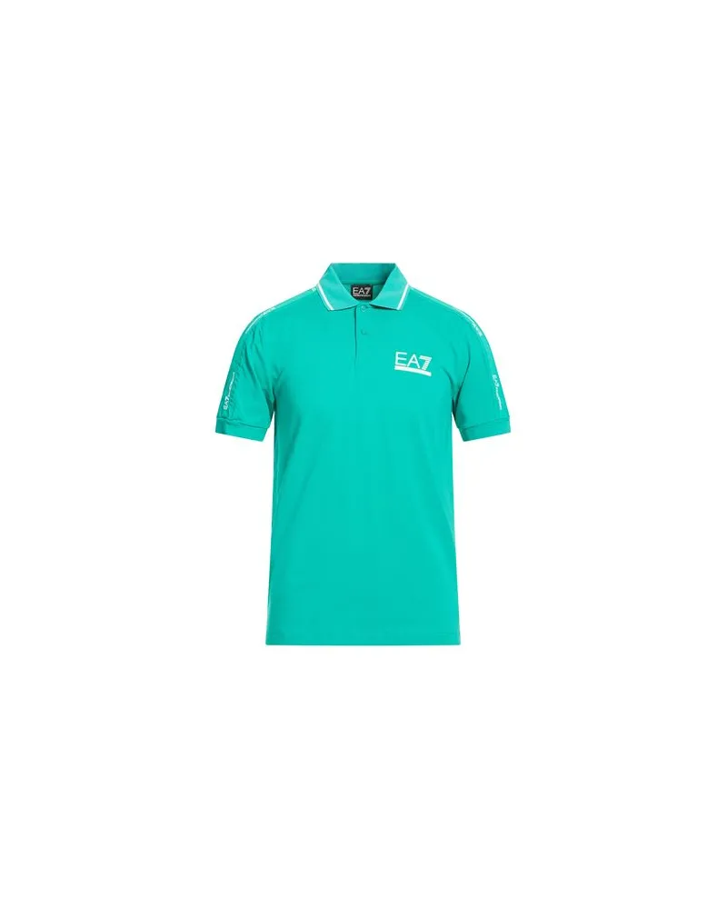 EA7 TOPS - Poloshirtsauf YOOX.COM Smaragdgrün