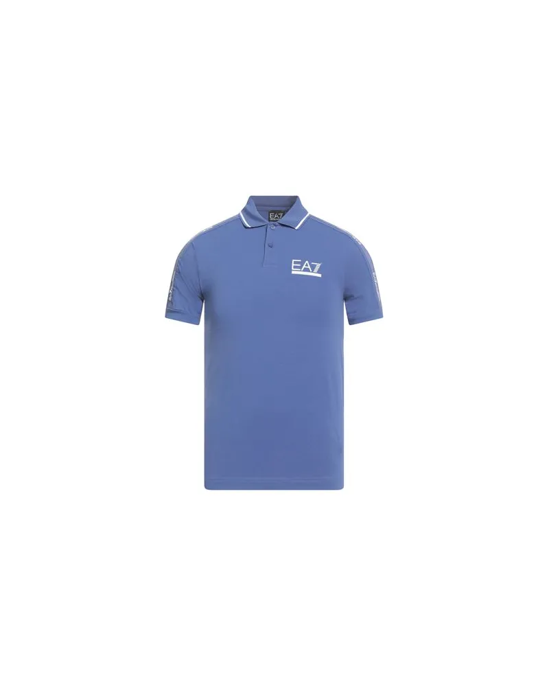 EA7 TOPS - Poloshirtsauf YOOX.COM Azurblau