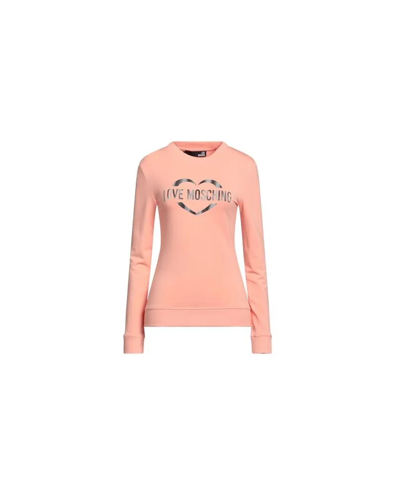 Moschino TOPS - Sweatshirtsauf YOOX.COM Lachs