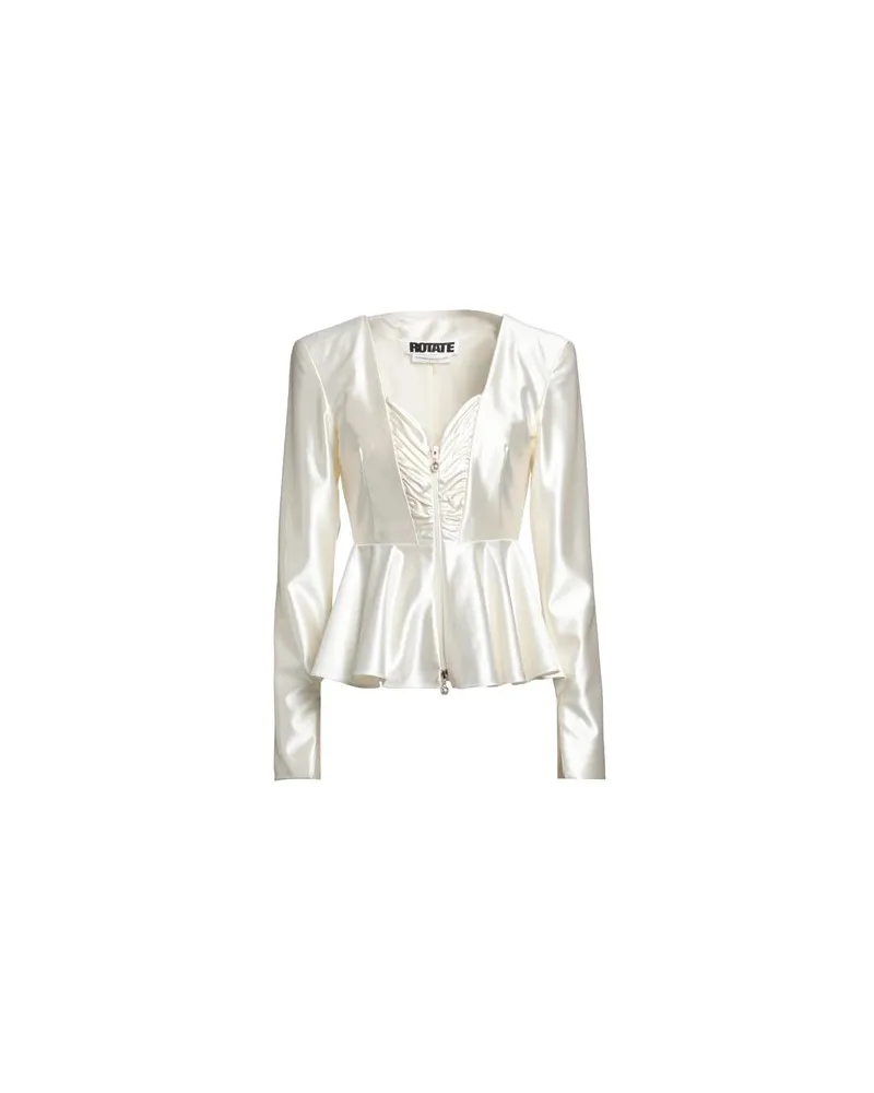 ROTATE Birger Christensen TOPS - Topsauf YOOX.COM Elfenbein