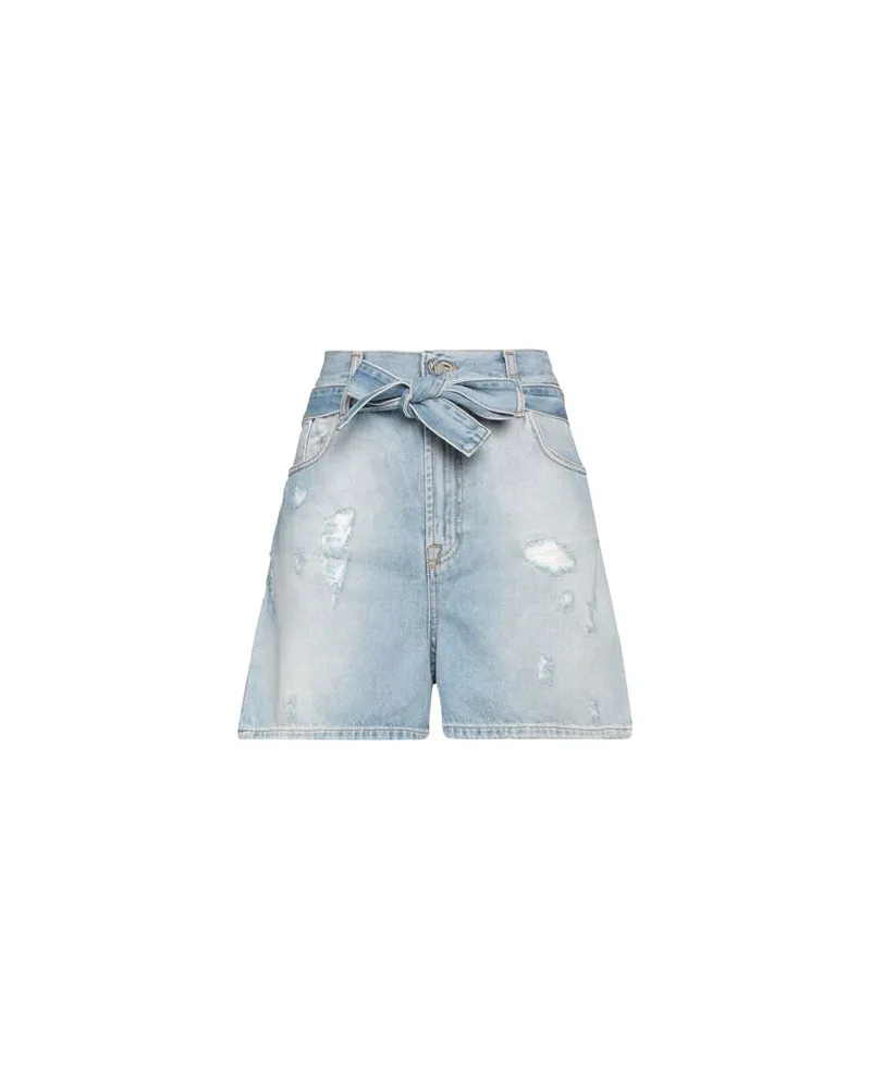 Manila Grace HOSEN & RÖCKE - Jeansshortsauf YOOX.COM Blau