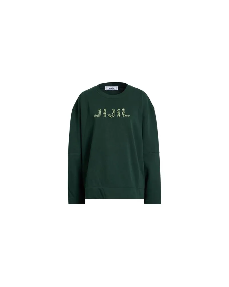 Jijil TOPS - Sweatshirtsauf YOOX.COM Dunkelgrün
