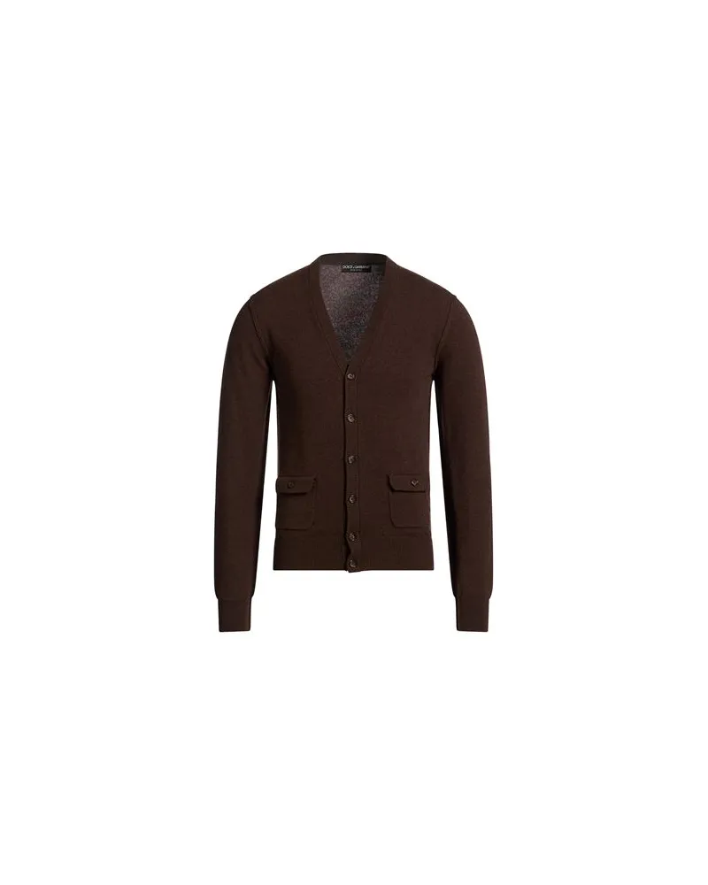 Dolce & Gabbana STRICKWAREN - Strickjackenauf YOOX.COM Braun