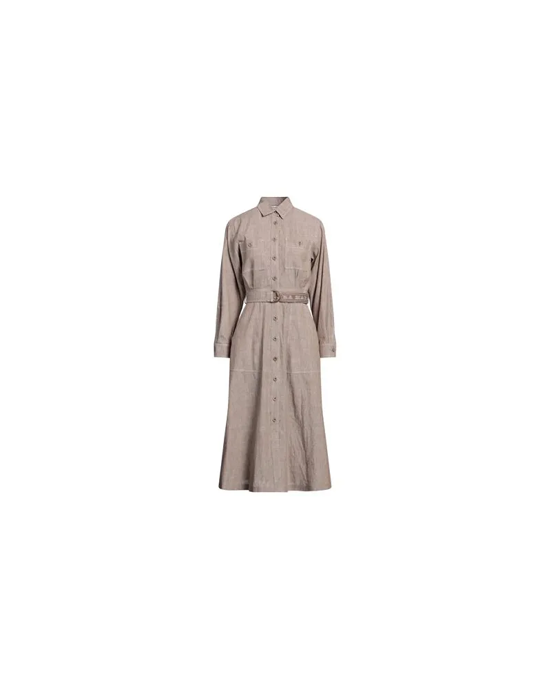 Max Mara KLEIDER - Midi-Kleiderauf YOOX.COM Braun