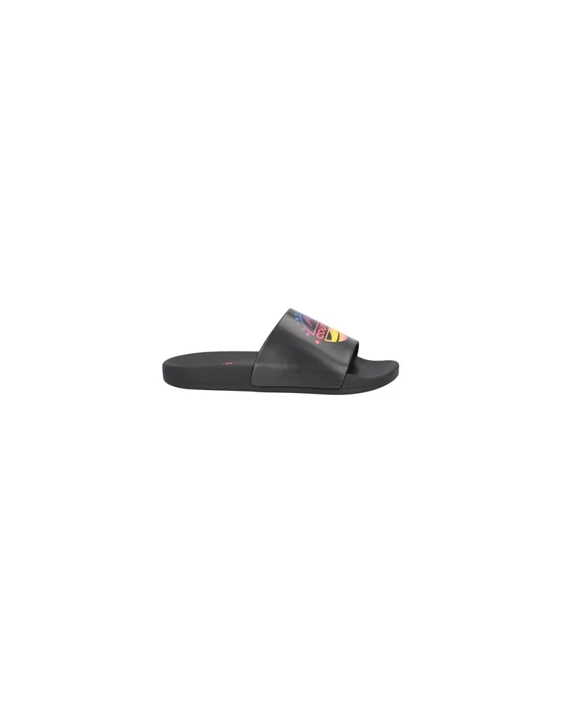 Versace Jeans SCHUHE - Sandalenauf YOOX.COM Schwarz