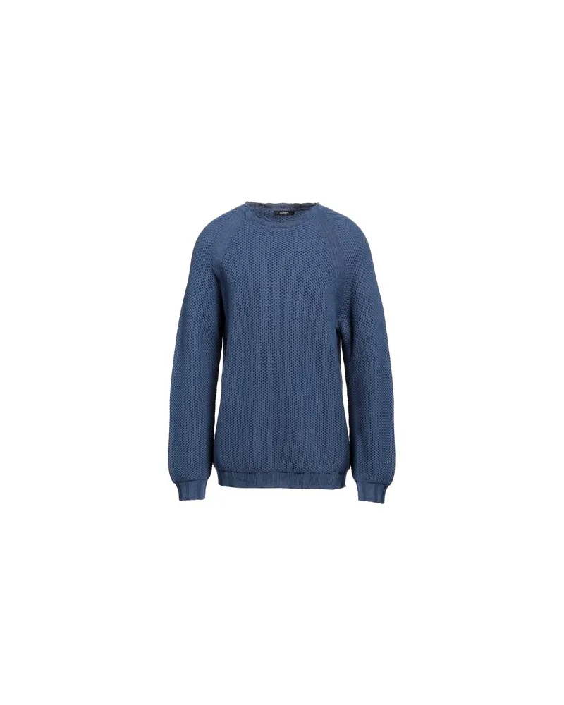 Alpha Studio STRICKWAREN - Pulloverauf YOOX.COM Blau