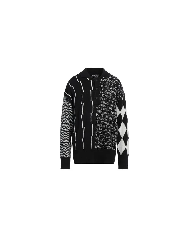 Versace Jeans STRICKWAREN - Pulloverauf YOOX.COM Schwarz