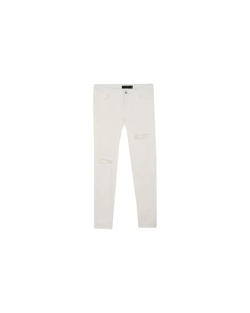 Dolce & Gabbana HOSEN & RÖCKE - Jeanshosenauf YOOX.COM Weiß
