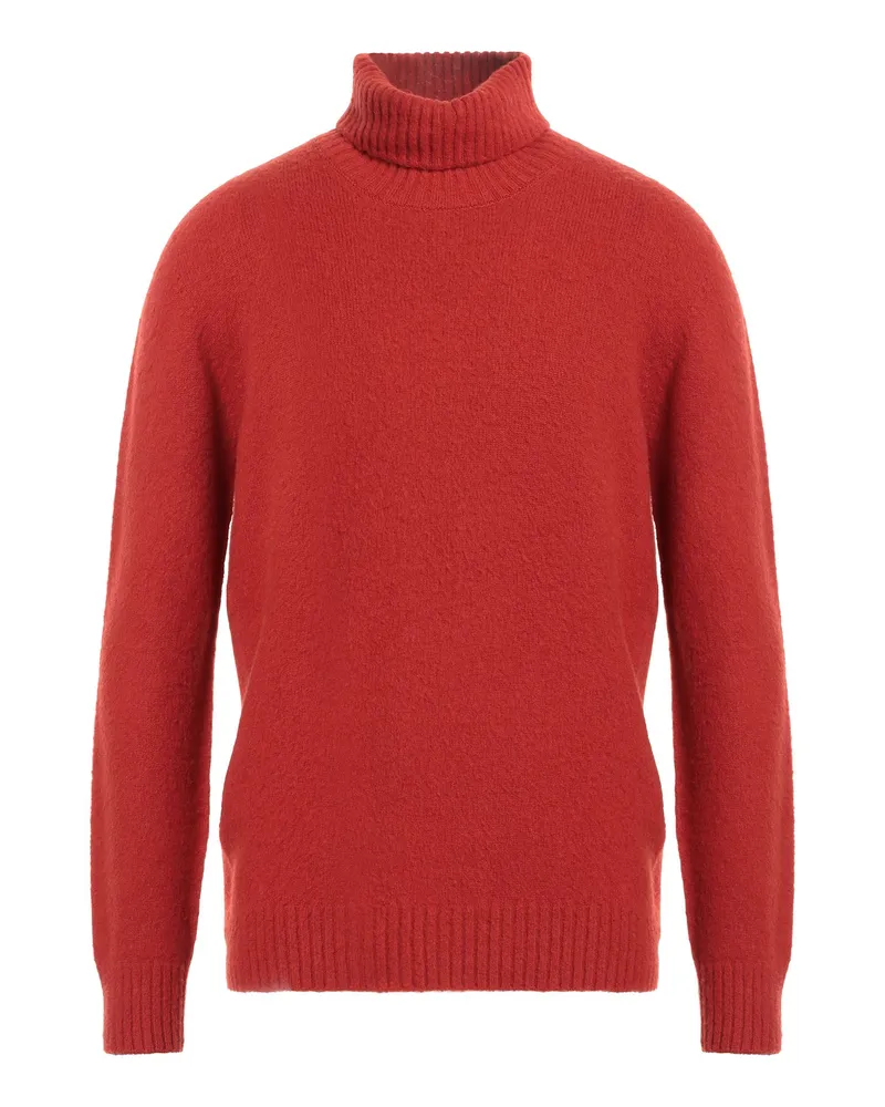 BARBA Rollkragenpullover Rostrot