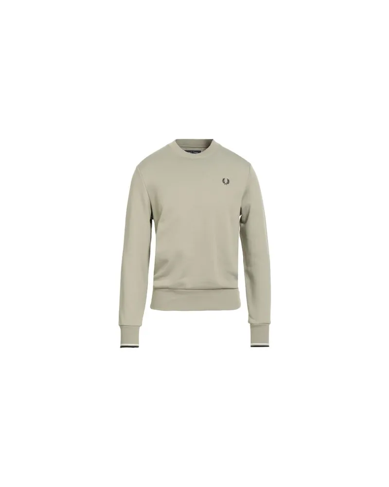 Fred Perry TOPS - Sweatshirtsauf YOOX.COM Salbeigrün