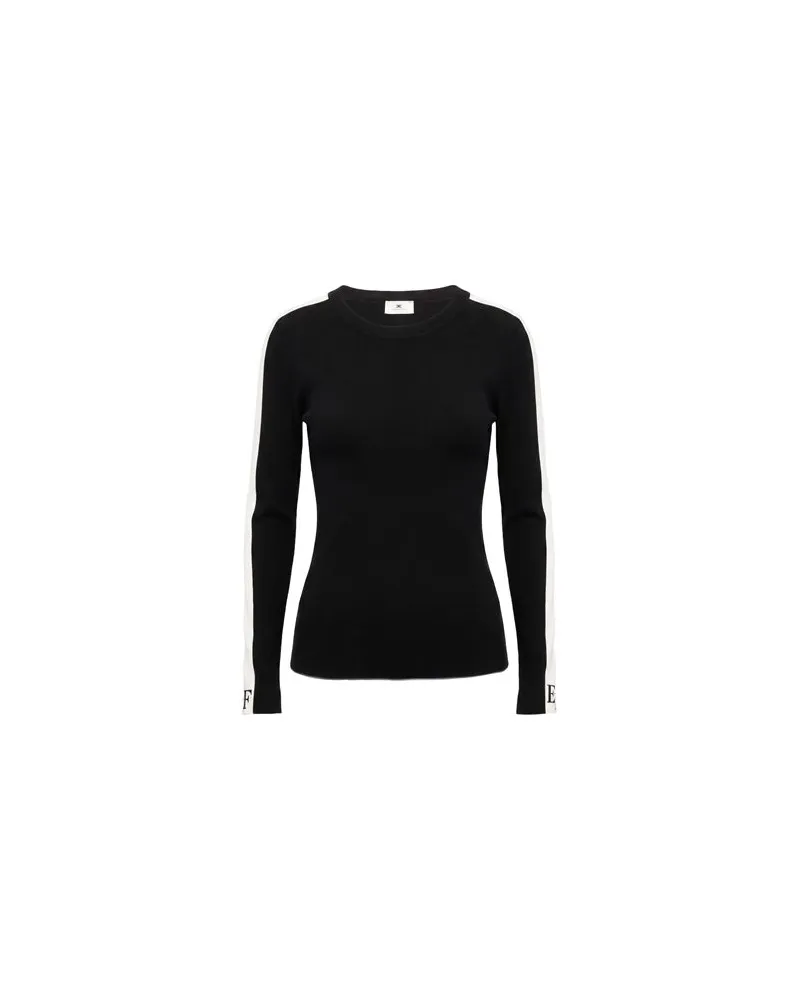 Elisabetta Franchi STRICKWAREN - Pulloverauf YOOX.COM Schwarz
