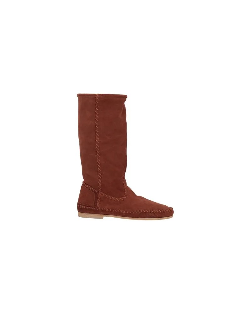 Alberta Ferretti SCHUHE - Stiefelauf YOOX.COM Braun