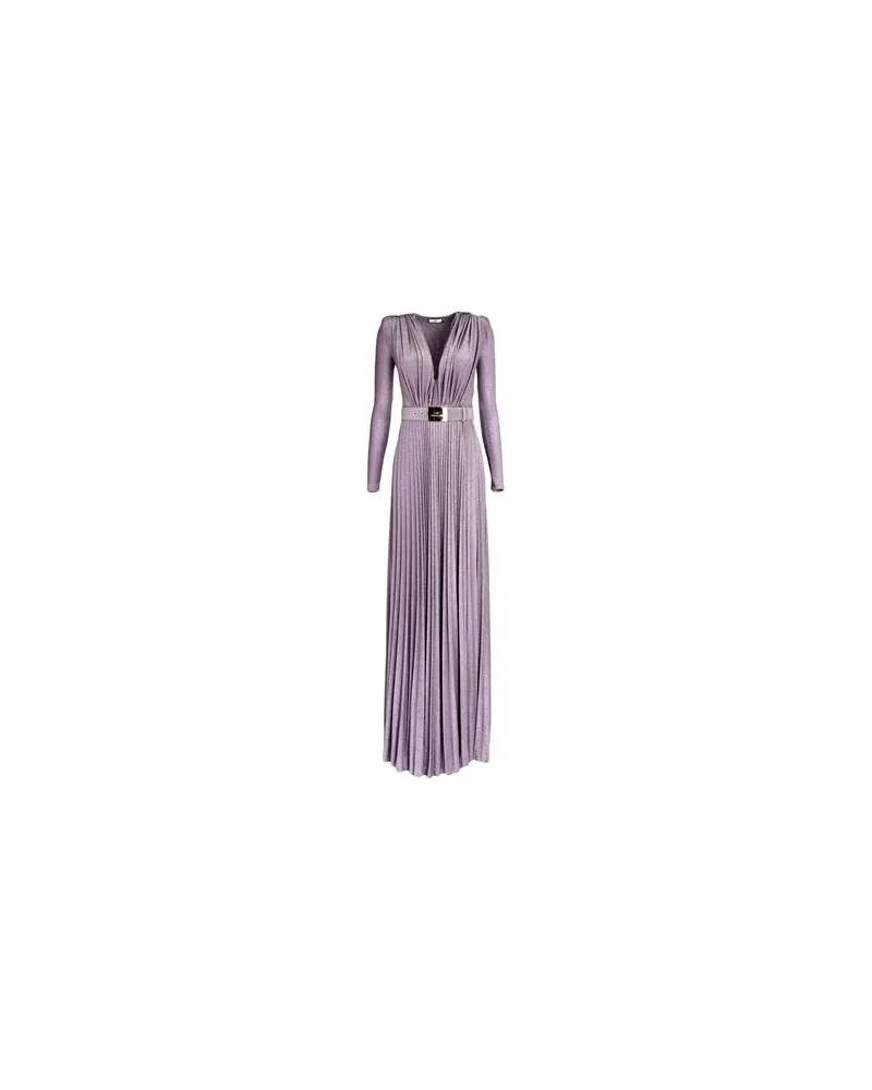 Elisabetta Franchi KLEIDER - Maxi-Kleiderauf YOOX.COM Lila