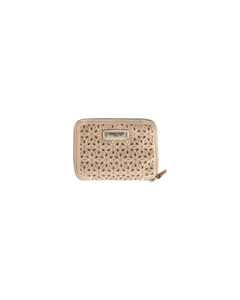 Caterina Lucchi GOLD - Kleinlederwaren - Brieftaschenauf YOOX.COM Beige