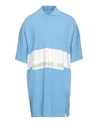 Martine Rose Poloshirt Blaugrau