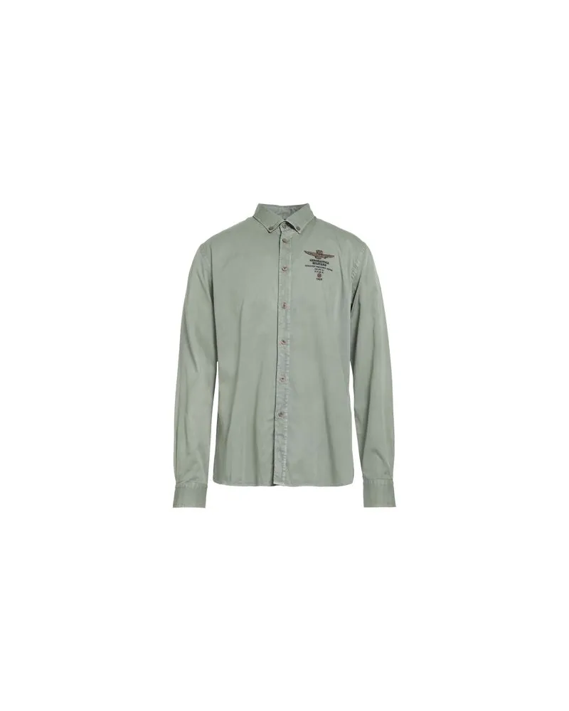 Aeronautica Militare TOPS - Hemdenauf YOOX.COM Militärgrün