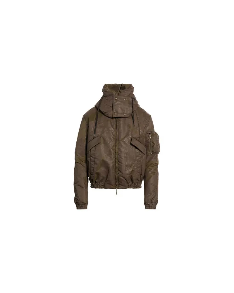 Masnada JACKEN & MÄNTEL - Pufferjacken & Daunenjackenauf YOOX.COM Khaki