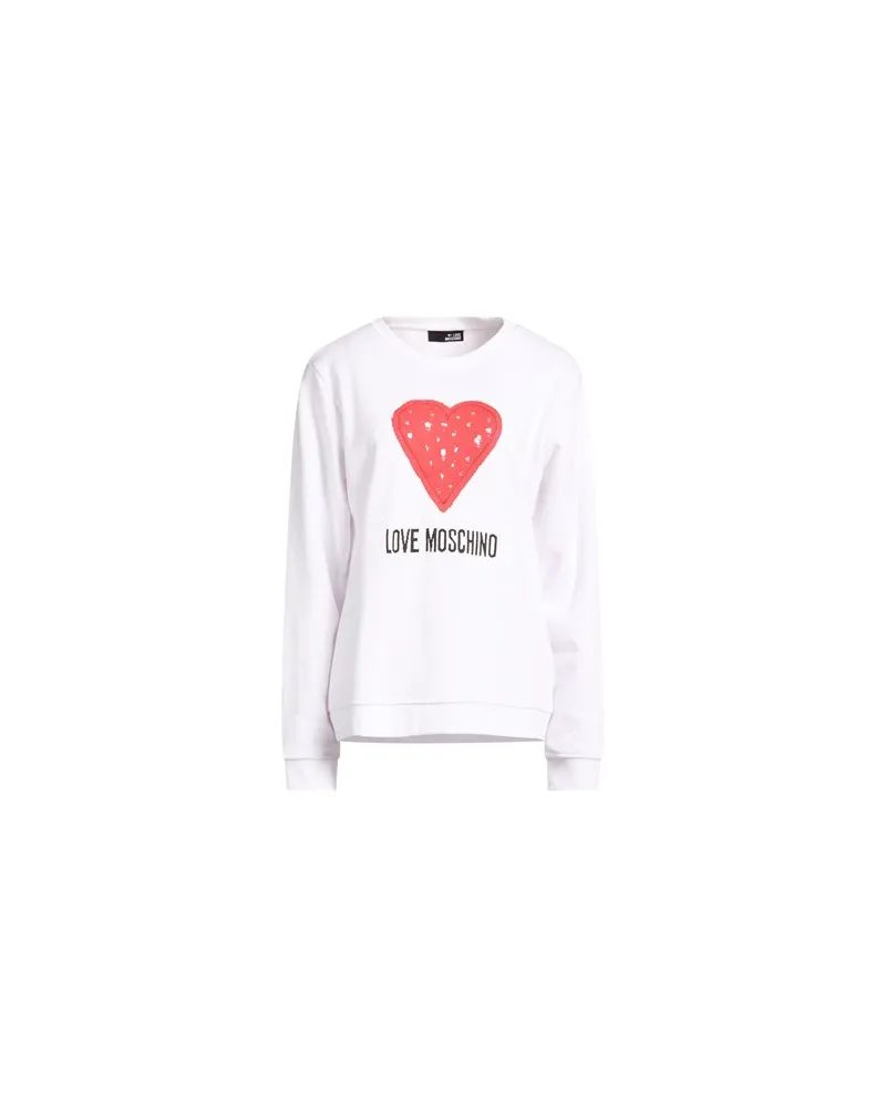 Moschino TOPS - Sweatshirtsauf YOOX.COM Weiß
