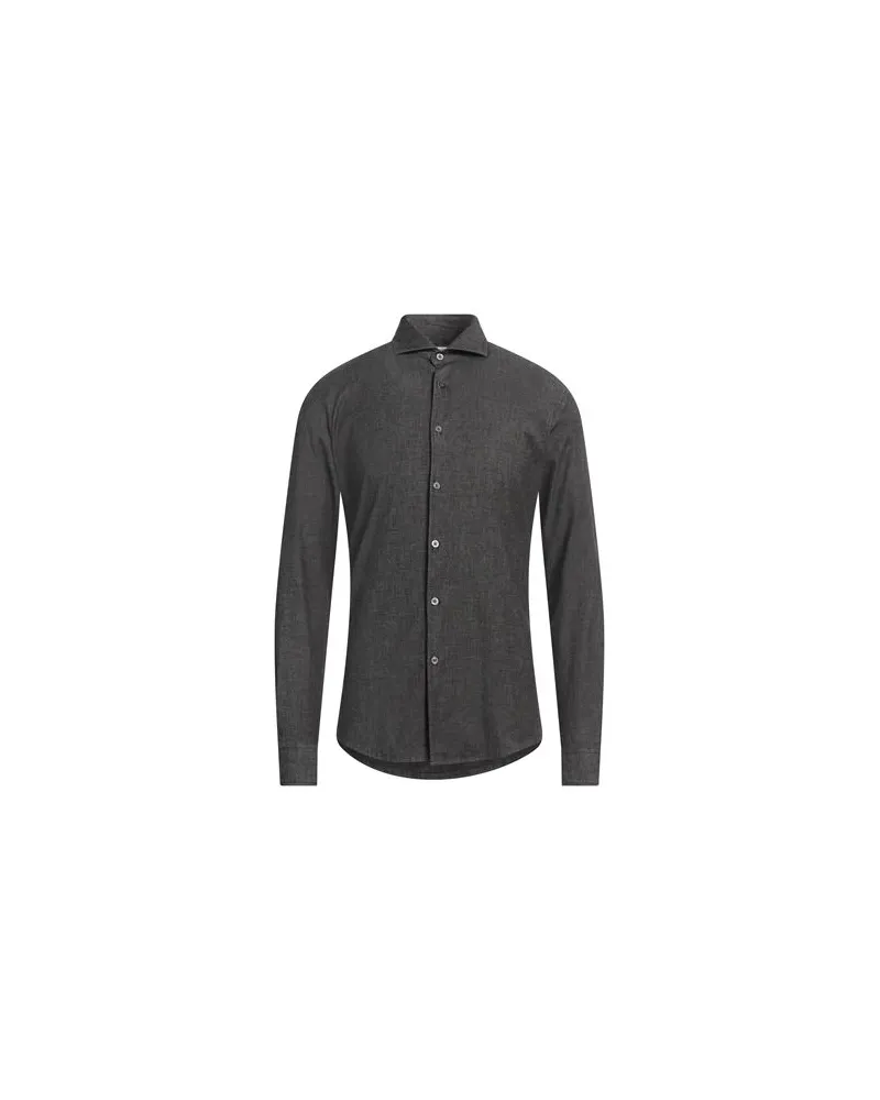 Daniele Alessandrini TOPS - Jeanshemdenauf YOOX.COM Braungrau