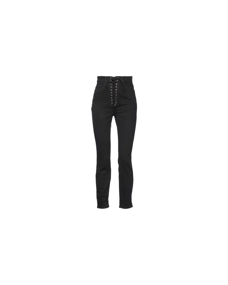 Elisabetta Franchi HOSEN & RÖCKE - Jeanshosenauf YOOX.COM Schwarz