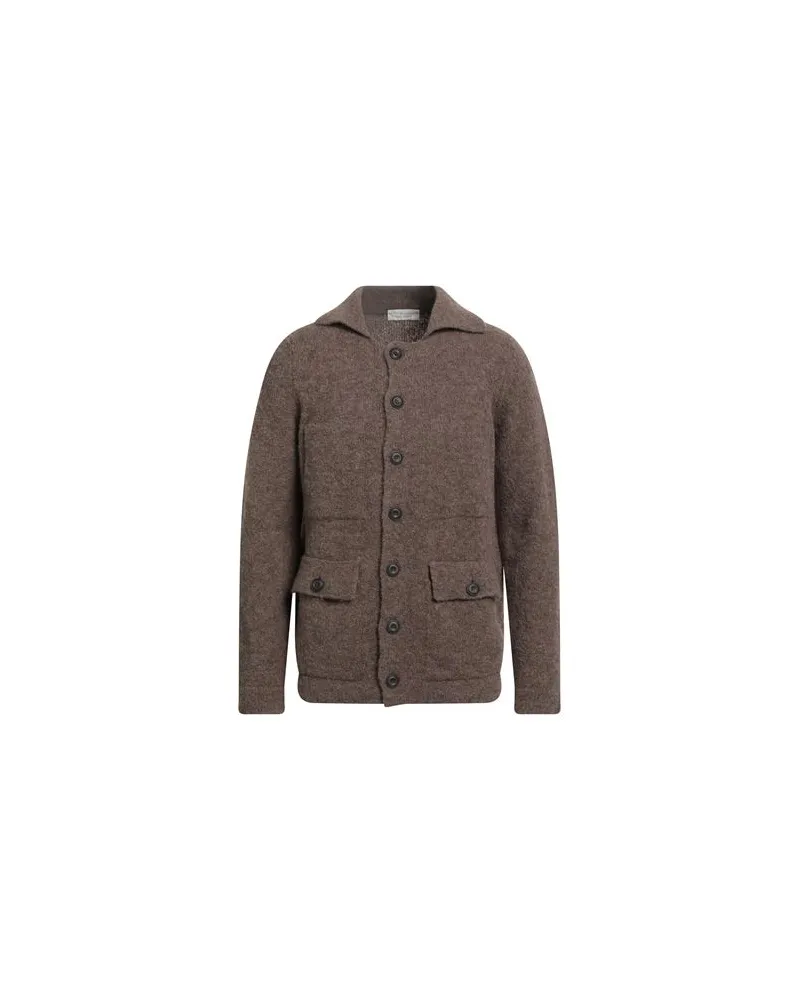 Filippo de Laurentiis STRICKWAREN - Strickjackenauf YOOX.COM Schokobraun