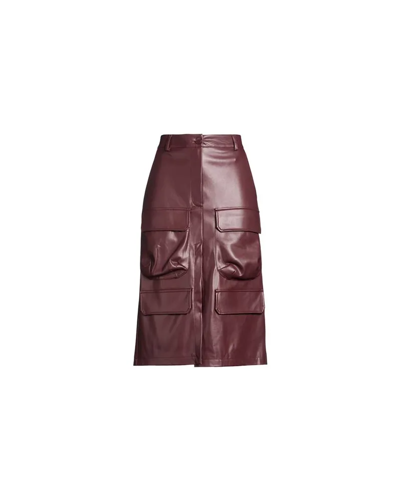 VICOLO HOSEN & RÖCKE - Midi-Röckeauf YOOX.COM Bordeaux