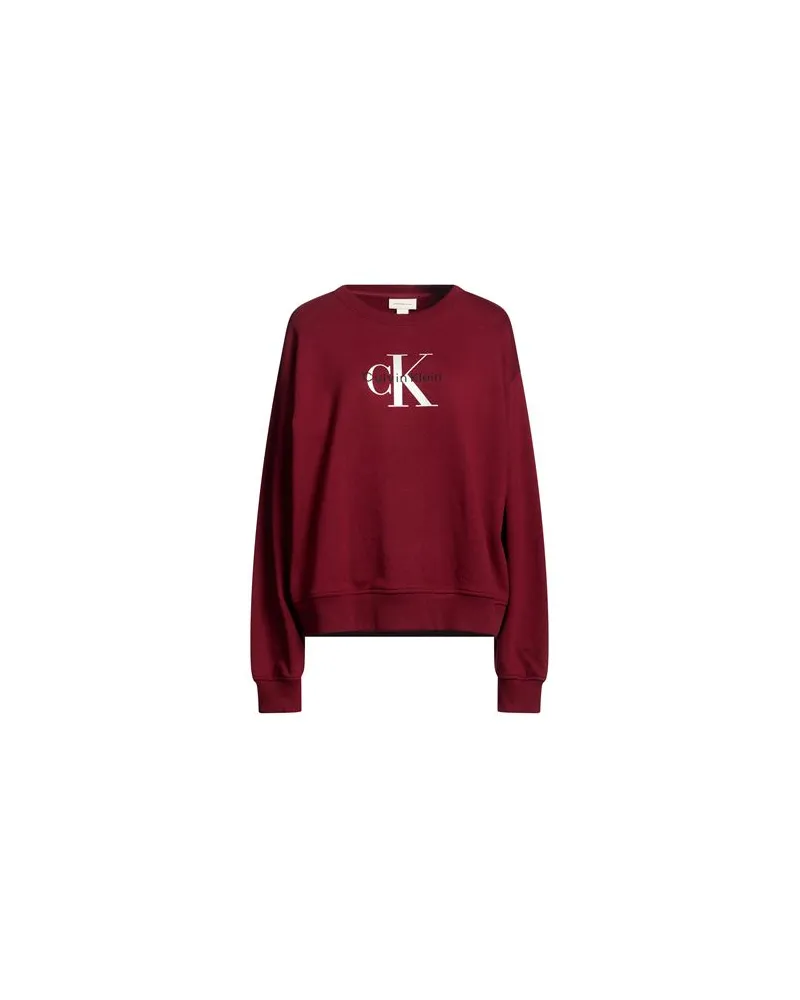 Calvin Klein TOPS - Sweatshirtsauf YOOX.COM Bordeaux