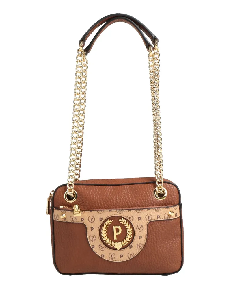 Pollini Schultertasche Lederfarben