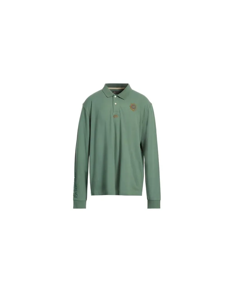 La Martina GUARDS POLO CLUB - TOPS - Poloshirtsauf YOOX.COM Salbeigrün