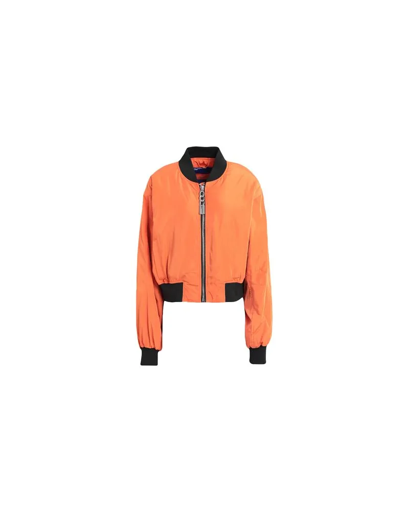 Karl Lagerfeld KLJ CROPPED BOMBER JACKET  - JACKEN & MÄNTEL - Jacken und Anoraksauf YOOX.COM Orange
