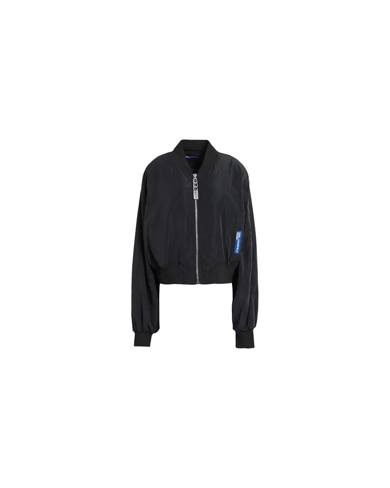 Karl Lagerfeld KLJ CROPPED BOMBER JACKET  - JACKEN & MÄNTEL - Jacken und Anoraksauf YOOX.COM Schwarz