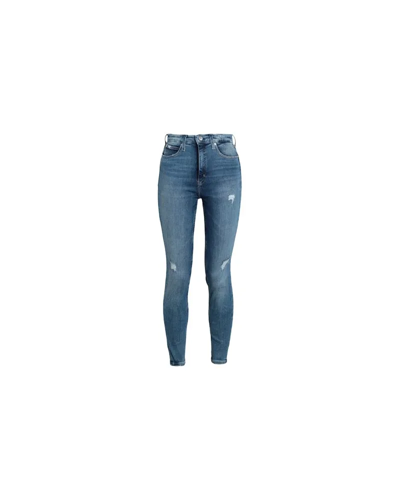 Calvin Klein HOSEN & RÖCKE - Jeanshosenauf YOOX.COM Blau
