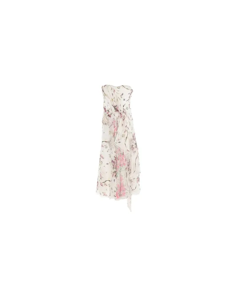 Ermanno Scervino KLEIDER - Midi-Kleiderauf YOOX.COM Elfenbein