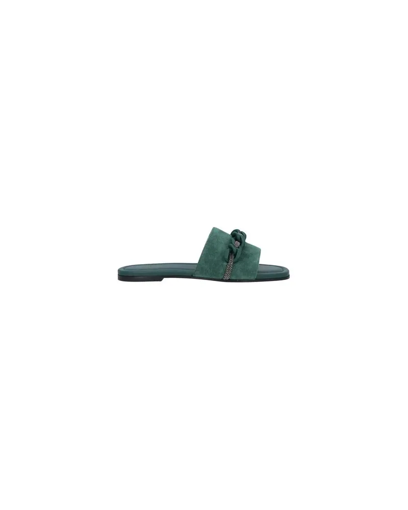 Fabiana Filippi SCHUHE - Sandalenauf YOOX.COM Dunkelgrün