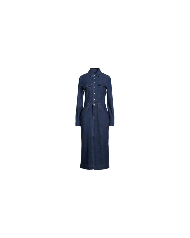 7 for all mankind KLEIDER - Midi-Kleiderauf YOOX.COM Blau