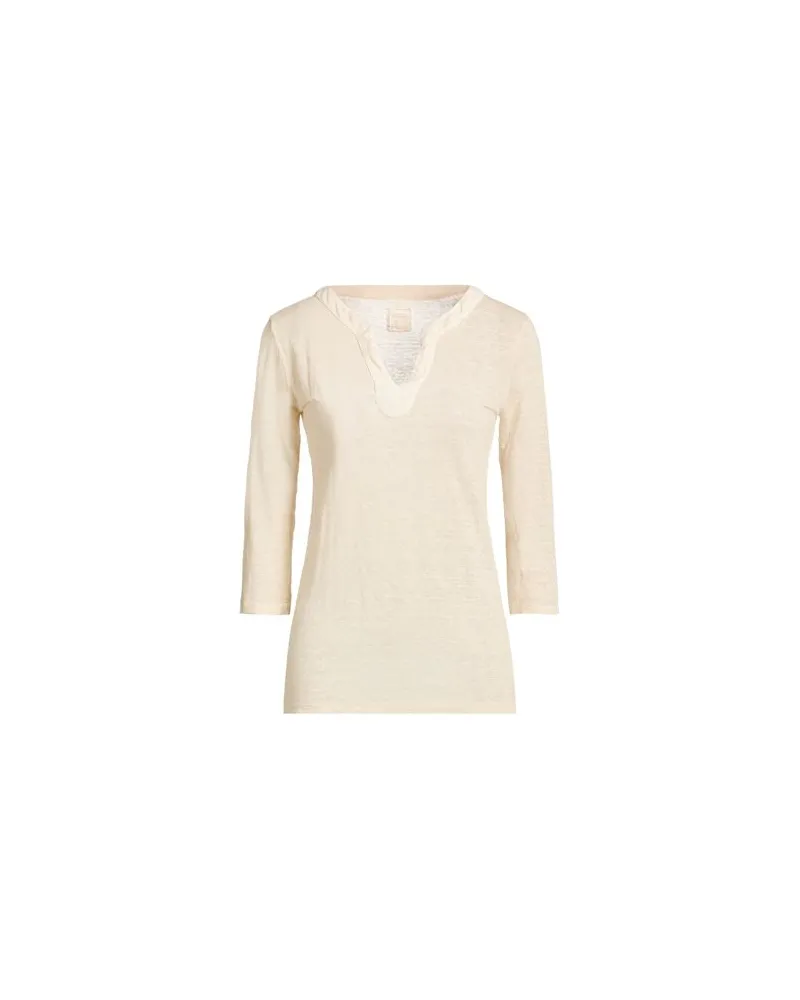 120% Lino TOPS - T-shirtsauf YOOX.COM Beige