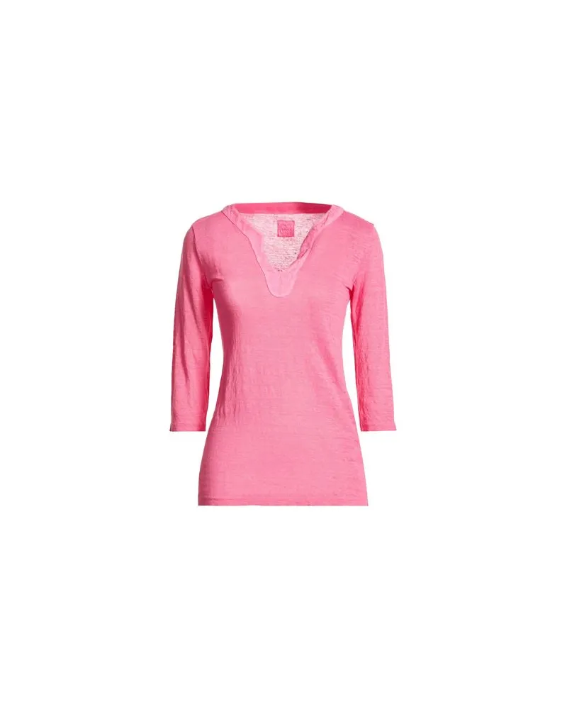 120% Lino TOPS - T-shirtsauf YOOX.COM Fuchsia