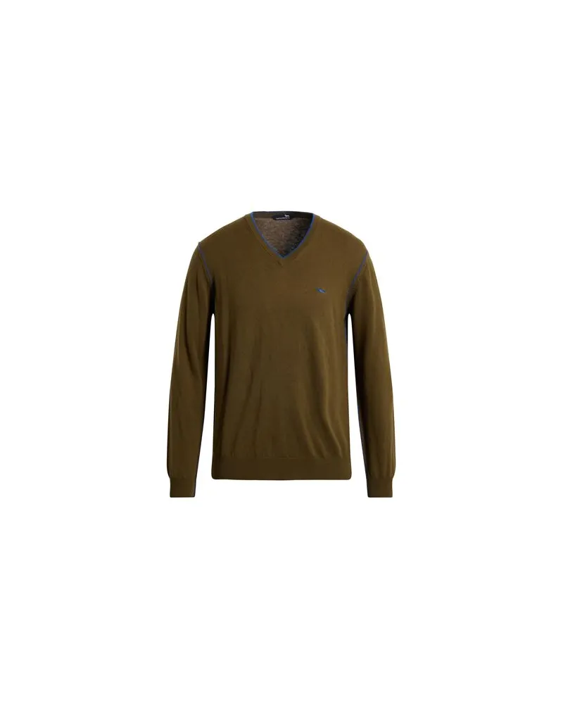 Harmont & Blaine STRICKWAREN - Pulloverauf YOOX.COM Militärgrün
