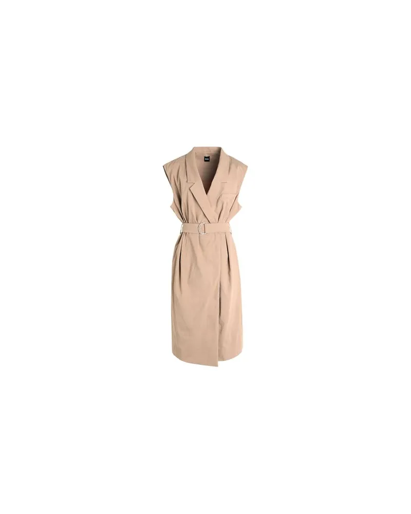 HUGO BOSS KLEIDER - Midi-Kleiderauf YOOX.COM Sand