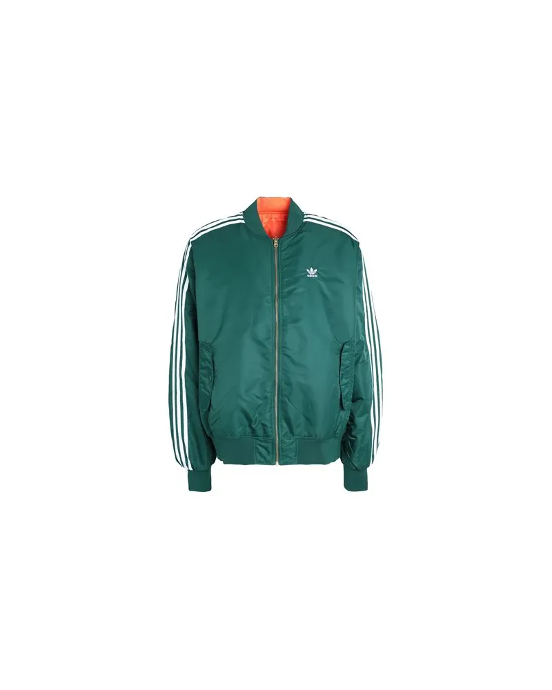 adidas BOMBER  - BOMBER - JACKEN & MÄNTEL - Jacken und Anoraksauf YOOX.COM Dunkelgrün