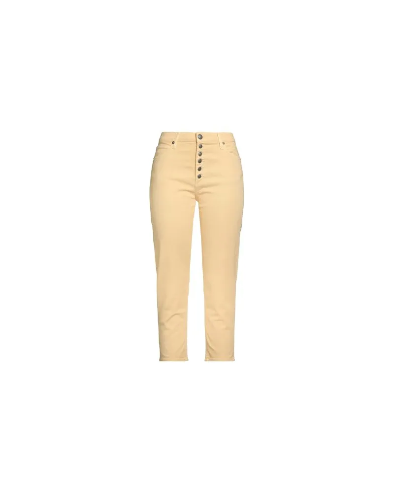Roy Roger's HOSEN & RÖCKE - Jeanshosenauf YOOX.COM Pastellgelb
