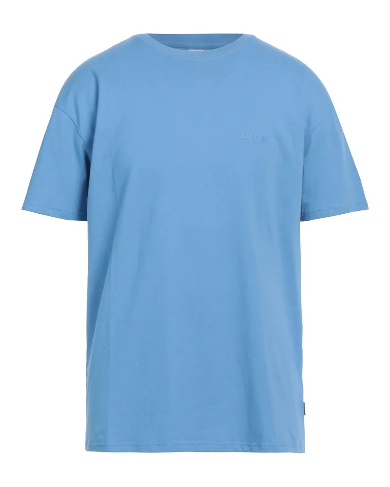 ASPESI T-shirts Azurblau