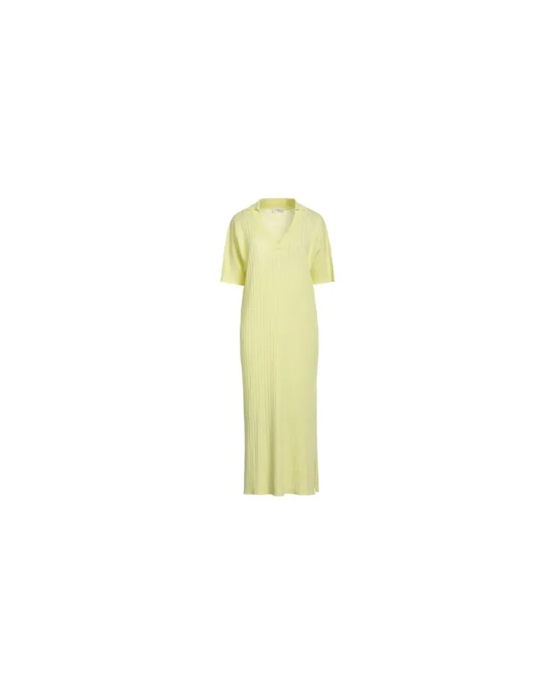PANICALE Cashmere KLEIDER - Midi-Kleiderauf YOOX.COM Limettengrün