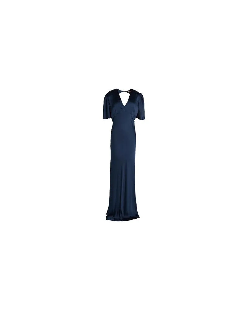 Twin-Set KLEIDER - Maxi-Kleiderauf YOOX.COM Marineblau