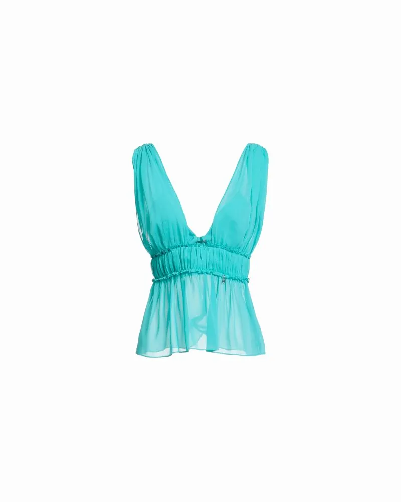 Patrizia Pepe TOPS - Topsauf YOOX.COM Tūrkis